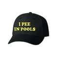 thumbnail image 1 of Adult I Pee In Pools Embroidered Dad Hat Structured Cap, 1 of 1