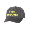 thumbnail image 1 of Adult I Pee In Pools Embroidered Dad Hat Structured Cap, 1 of 1
