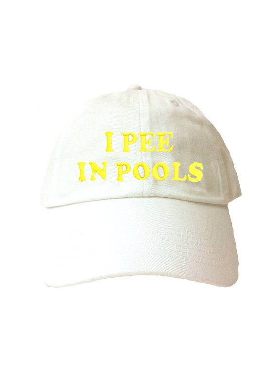 Adult I Pee In Pools Embroidered Dad Hat