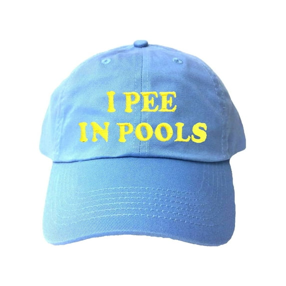 Adult I Pee In Pools Embroidered Dad Hat