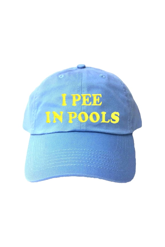 Adult I Pee In Pools Embroidered Dad Hat
