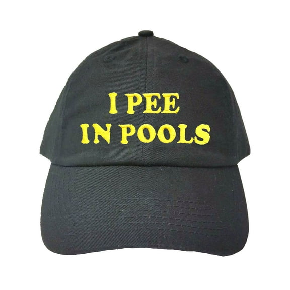 Adult I Pee In Pools Embroidered Dad Hat