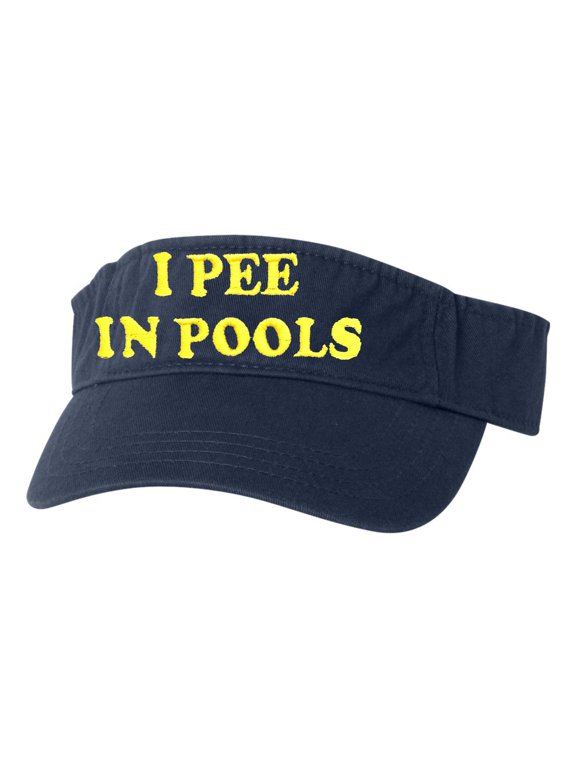 Adult I Pee In Pools Embroidered Visor Dad Hat