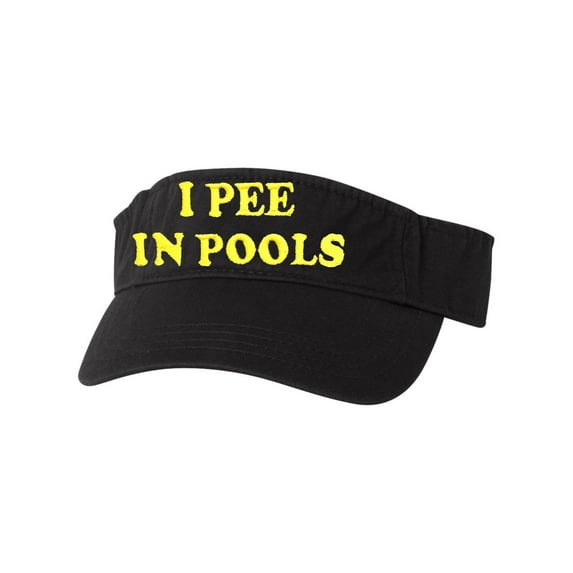 Adult I Pee In Pools Embroidered Visor Dad Hat