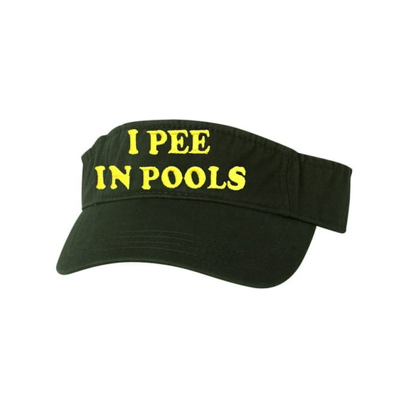 Adult I Pee In Pools Embroidered Visor Dad Hat