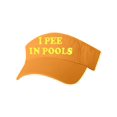 thumbnail image 1 of Adult I Pee In Pools Embroidered Visor Dad Hat, 1 of 1