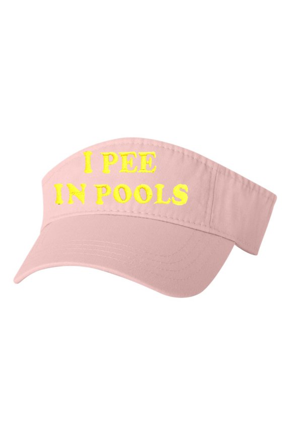 Adult I Pee In Pools Embroidered Visor Dad Hat