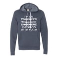 thumbnail image 1 of Adult I'm An Engineer I'm Good At Math Deluxe Super Soft Sweatshirt Hoodie, 1 of 1