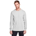 thumbnail image 1 of Adult ICONIC™ Long Sleeve T-Shirt OATMEAL HEATHER L, 1 of 2