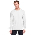 thumbnail image 1 of Adult ICONIC™ Long Sleeve T-Shirt WHITE XL, 1 of 2