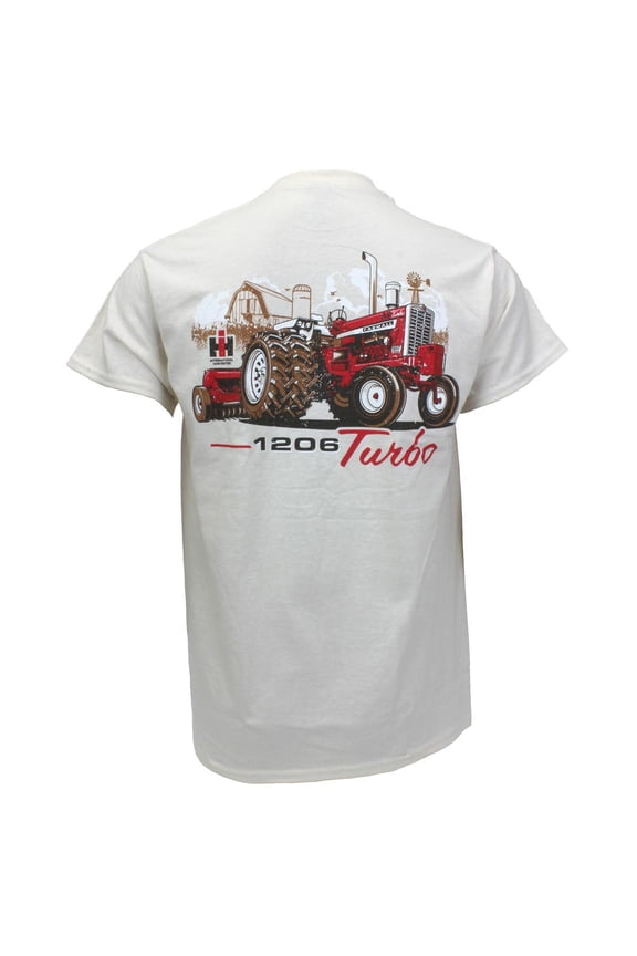 Adult IH Farmall 1206 Tractor with Duals Short Sleeve T-Shirt EXC-408