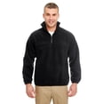 thumbnail image 1 of Adult Iceberg Fleece Quarter-Zip Pullover - BLACK - L, 1 of 3