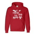 thumbnail image 1 of Adult If Daryl Dies We Riot Zombie Apocolypse Sweatshirt Hoodie, 1 of 1