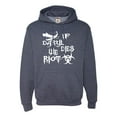 thumbnail image 1 of Adult If Daryl Dies We Riot Zombie Apocolypse Sweatshirt Hoodie, 1 of 1