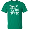 thumbnail image 1 of Adult If Daryl Dies We Riot Zombie Apocolypse T-Shirt, 1 of 1