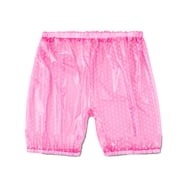 Adult Incontinece Underwear, Waterproof Plastic Pants, High Waisted Design To Prevent Side Leakage, Reliable Adult Diapers,PVC Plastic Clothing,Reusable Lantern Pants, Polka Dot Pumpkin Pants