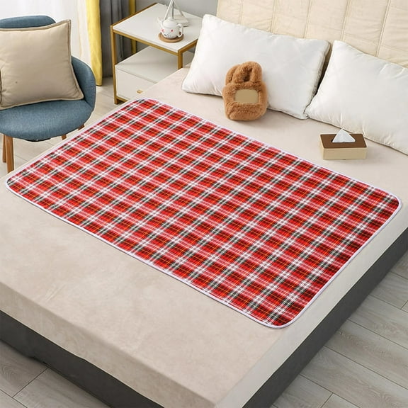 Adult Incontinence Bed Pad Waterproof Reusable Washable Cotton | Extra Large 59x39 in Mattress Protector | Breathable, Leakproof, Skidproof, Multicolor | Absorbent Underpad for Seniors, Home, Medical