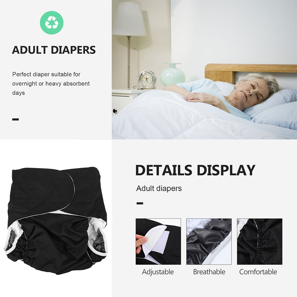 Adult Incontinence Urinary Pant 2pcs Waterproof Adult Incontinence