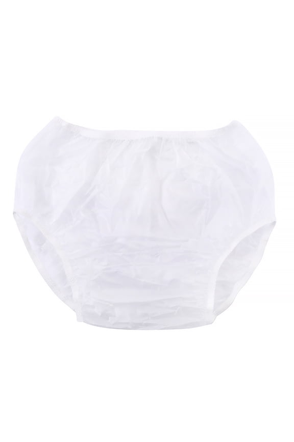 Adult Incontinences Protective Underwear Water Resistant Reusable Plastic Pant Leakproof Diaper Covers Underpants Briefs