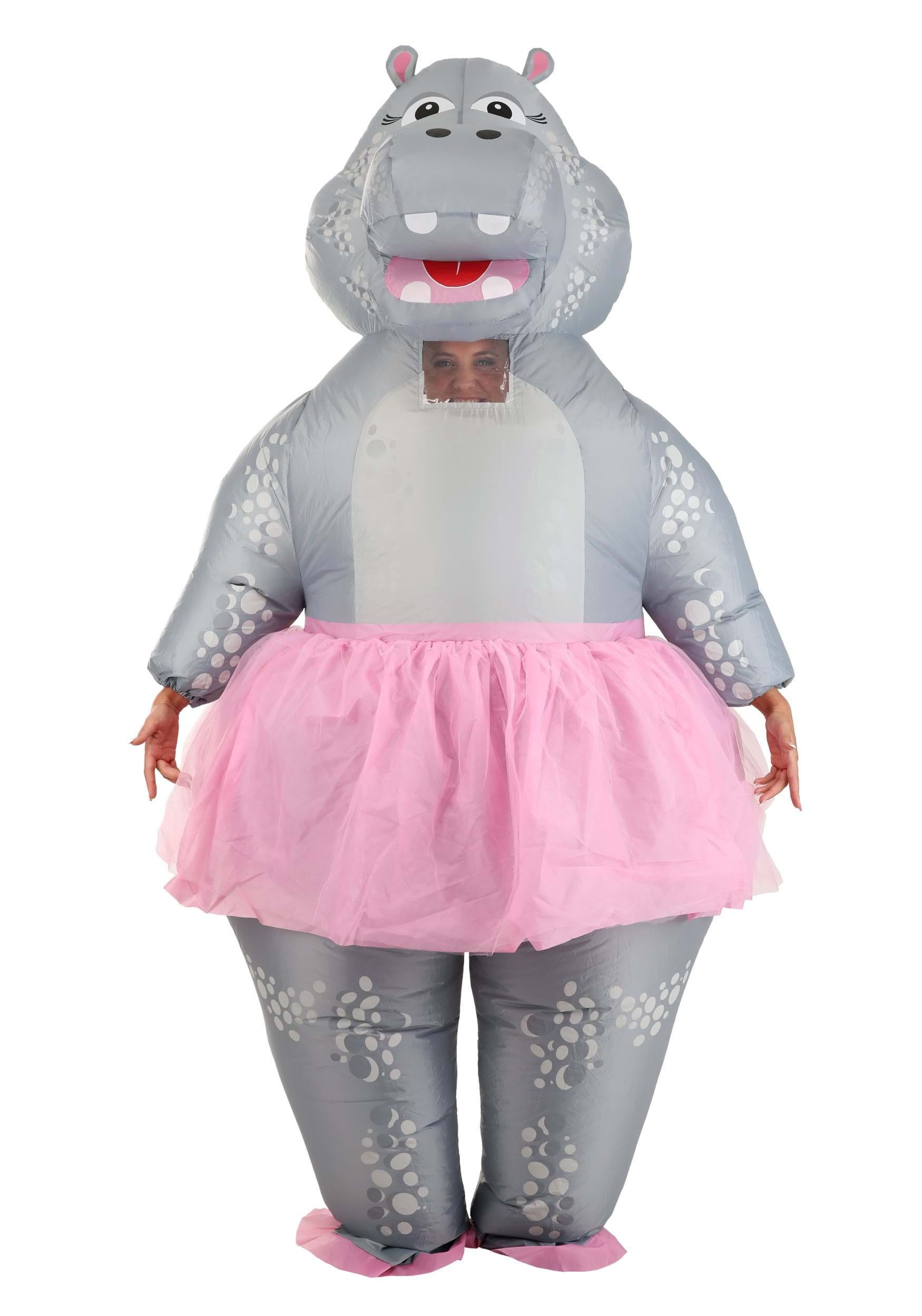 Inflatable Hippo Costume Ballerina Inflatable Hippo Costume Ballerina
