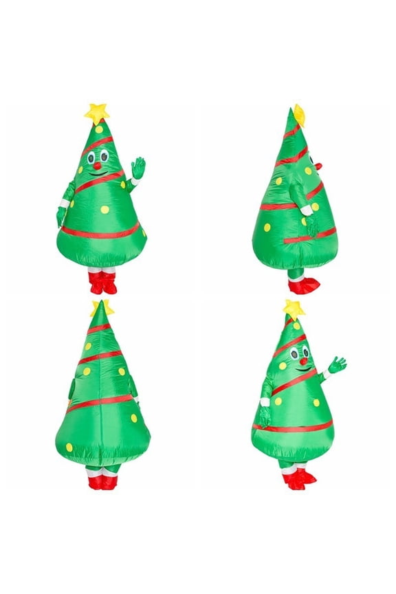 Adult Inflatable Christmas Tree Costume - Fun Inflatable Outfit for Parties & Role-Play, Adult (4.96.2 ft) Inflatable Party Cosplay Costume