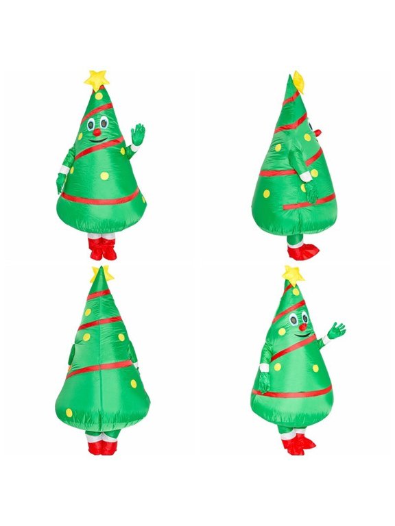 Adult Inflatable Christmas Tree Costume - Fun Inflatable Outfit for Parties & Role-Play, Adult (4.96.2 ft) Inflatable Party Cosplay Costume