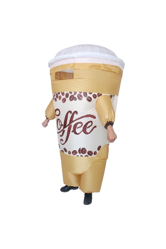 Adult Inflatable Coffee Can Costume - Suitable for Carnivals Parties And Theme Events Fun Inflatable Outfit for Celebrations