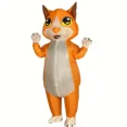 thumbnail image 1 of Adult Inflatable Costume Black Cat Inflatable Suit Halloween Christmas Carnival Theme Party Inflatable Cute Cat Full Body Suit,Height 59"–74.8",Orange, 1 of 4