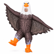 Adult Inflatable Eagle Costume, Funny Blow Up Eagle Costume for Halloween Party, Cosplay Outfit for Men Women