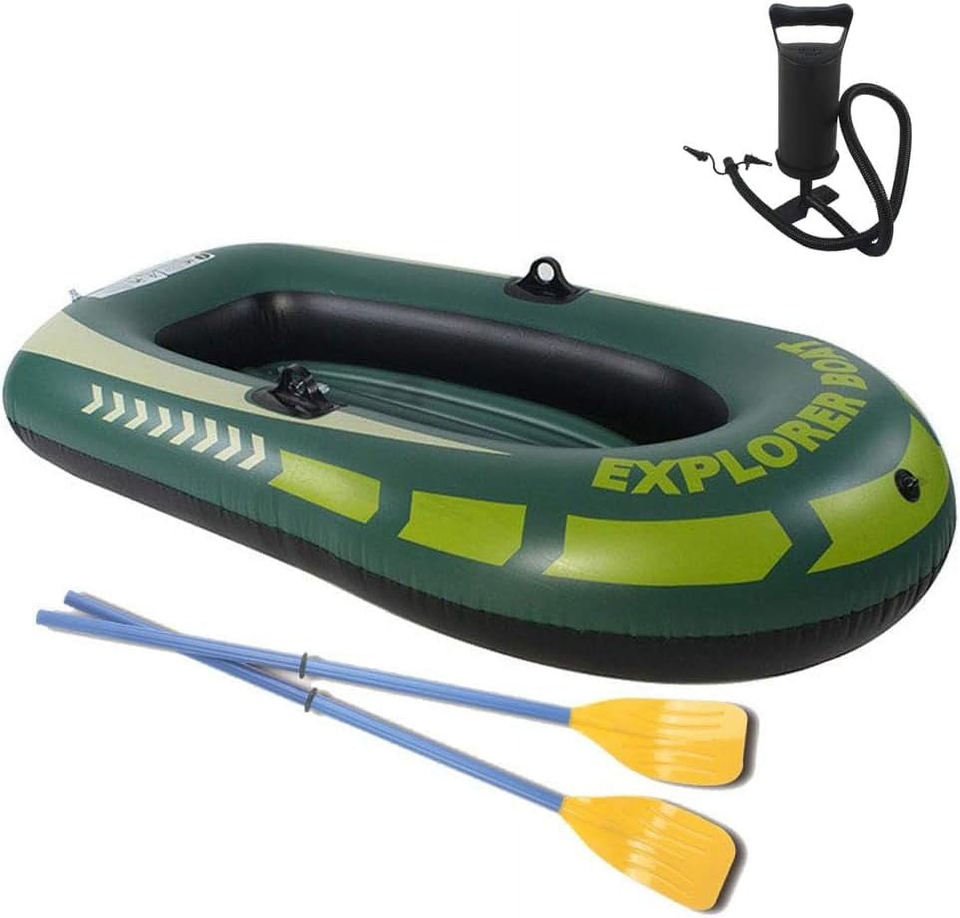 Adult Inflatable Raft, Inflatable Boat with Paddles and Pumps, Small ...