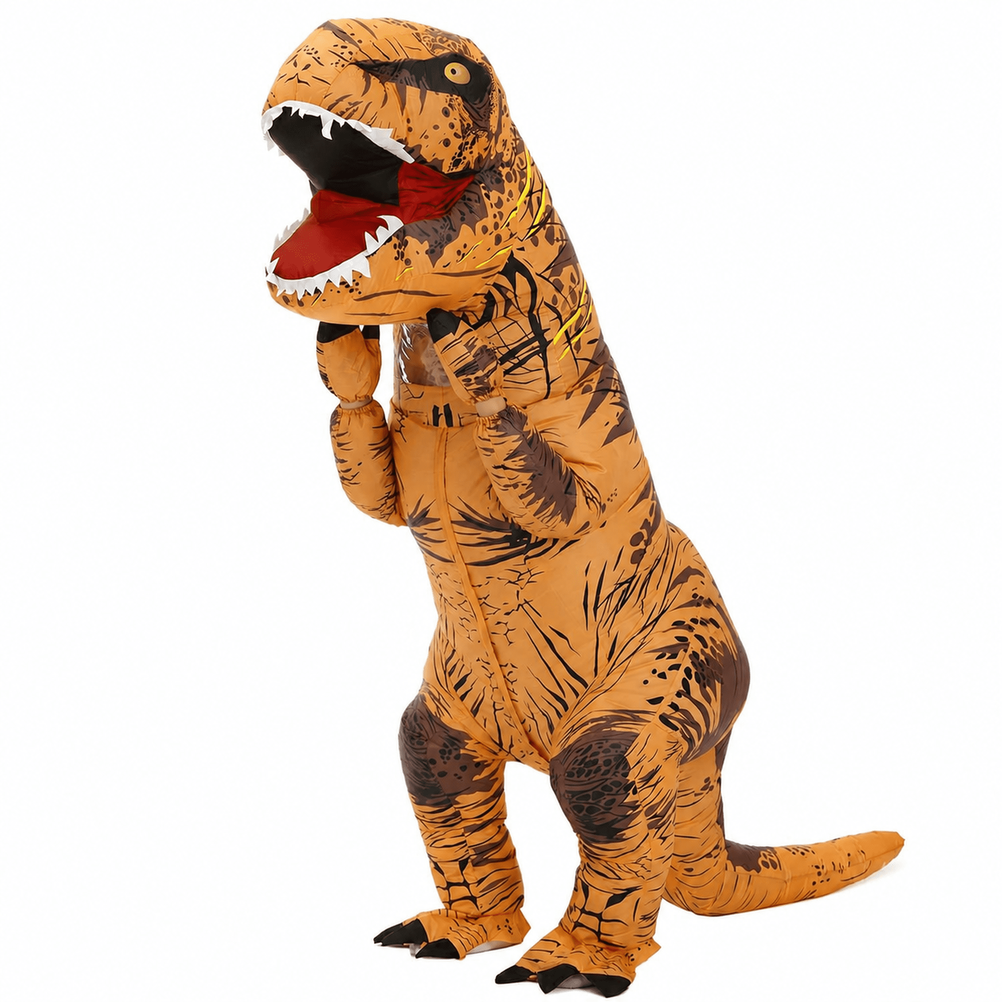 Inflatable Dinosaur Costume Adult, Blow up T-Rex Costume, Funny Full Body Suit for Men Women, Halloween Party Cosplay Outfit
