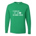 thumbnail image 1 of Adult It's A Beautiful Day To Save Lives Long Sleeve T-Shirt, 1 of 1