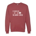 thumbnail image 1 of Adult It's A Beautiful Day To Save Lives Sweatshirt Crewneck, 1 of 1