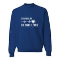 thumbnail image 1 of Adult It's A Beautiful Day To Save Lives Sweatshirt Crewneck, 1 of 1