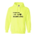 thumbnail image 1 of Adult It's A Beautiful Day To Save Lives Sweatshirt Hoodie, 1 of 1