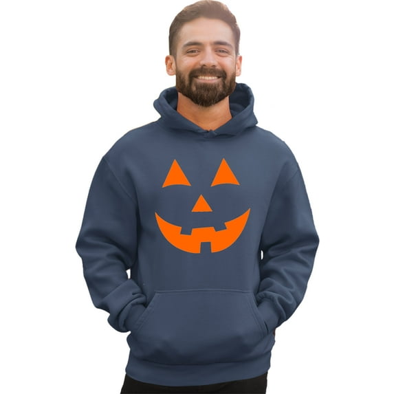 Adult Jack O Lantern Pumpkin Face Halloween Funny Sweatshirt Hoodie