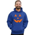 thumbnail image 1 of Adult Jack O Lantern Pumpkin Face Halloween Funny Sweatshirt Hoodie, 1 of 1