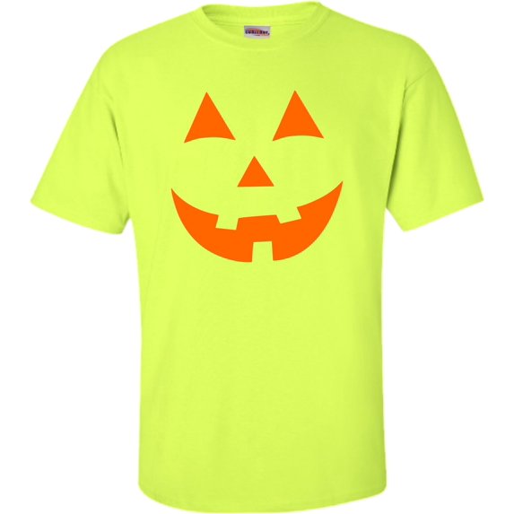 Adult Jack O Lantern Pumpkin Face Halloween Funny T-Shirt