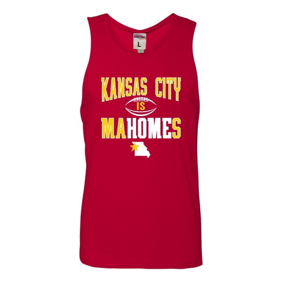 Adult Kansas City Is Mahomes Sleeveless Tank Top Cotton T-Shirt
