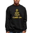 thumbnail image 1 of Adult Keep Calm And Curry On Sweatshirt Crewneck, 1 of 1