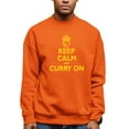 thumbnail image 1 of Adult Keep Calm And Curry On Sweatshirt Crewneck, 1 of 1