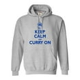 thumbnail image 1 of Adult Keep Calm And Curry On Sweatshirt Hoodie, 1 of 1