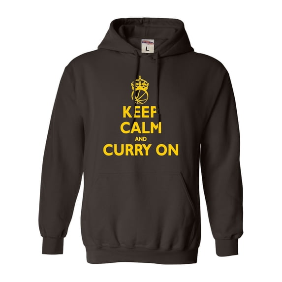 Adult Keep Calm And Curry On Sweatshirt Hoodie