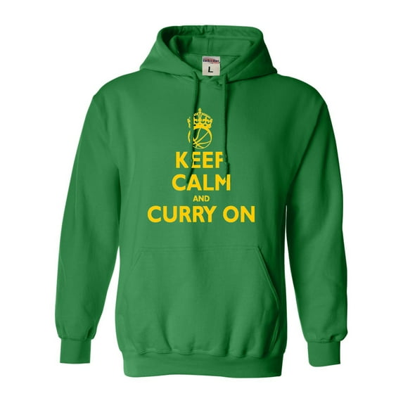 Adult Keep Calm And Curry On Sweatshirt Hoodie