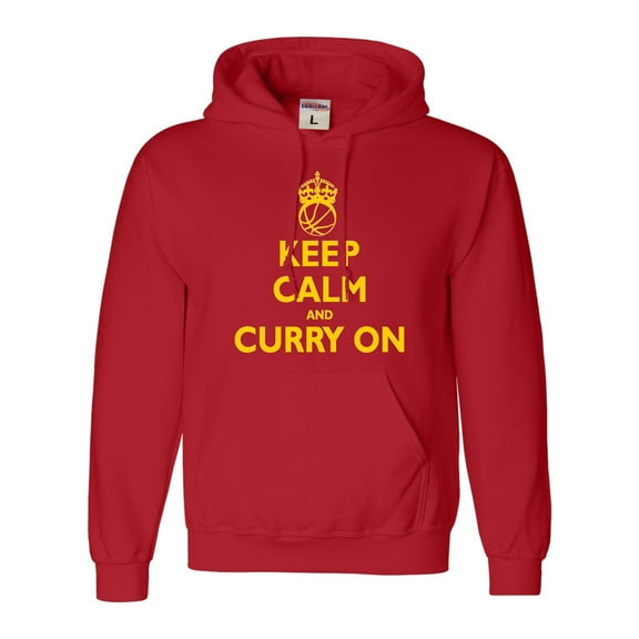 Adult Keep Calm And Curry On Sweatshirt Hoodie
