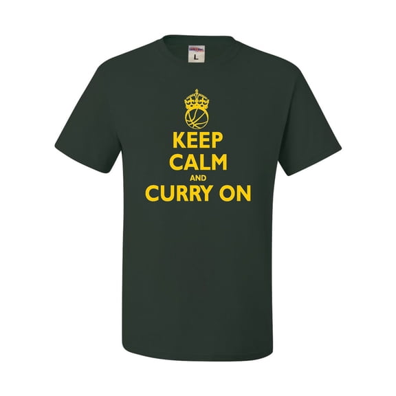 Adult Keep Calm And Curry On T-Shirt
