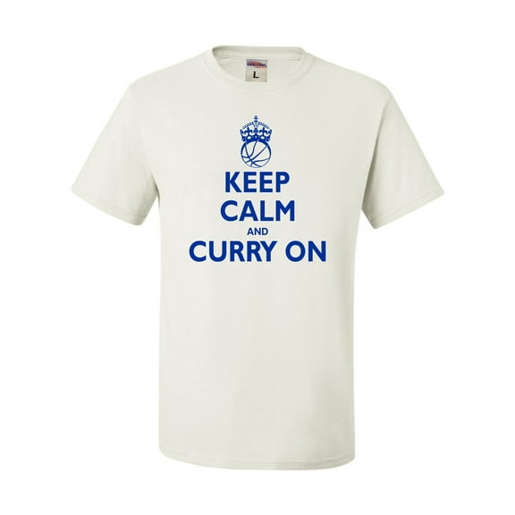 Adult Keep Calm And Curry On T-Shirt