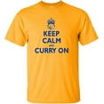 thumbnail image 1 of Adult Keep Calm And Curry On T-Shirt, 1 of 1
