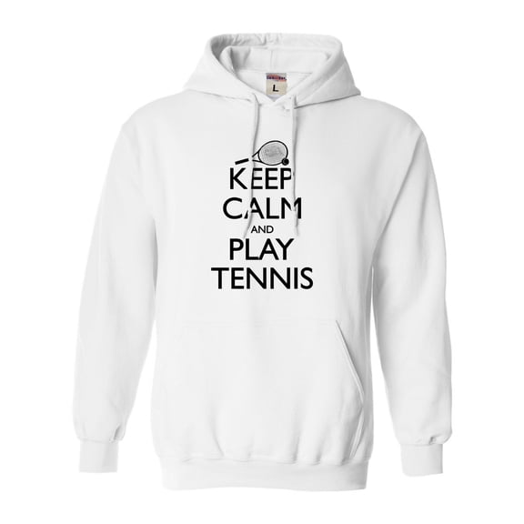 Adult Keep Calm And Play Tennis Sweatshirt Hoodie
