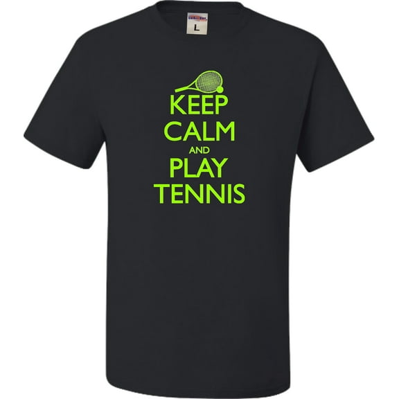 Adult Keep Calm And Play Tennis T-Shirt